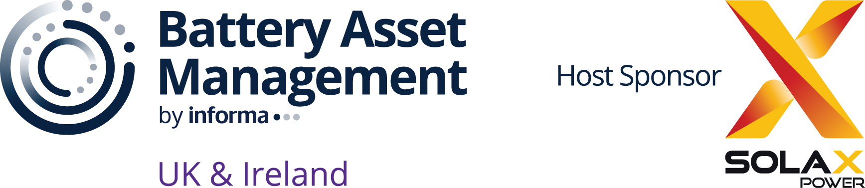 BAM UK & Ireland_One Informa_HOST-SolaXPower_Landscape Battery Asset Management Summit UK & Ireland Hosted by SolaX Power Logo