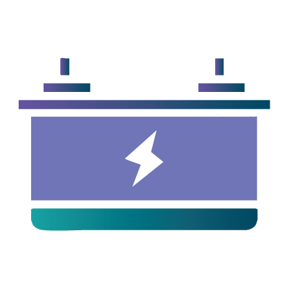 Big battery case icon